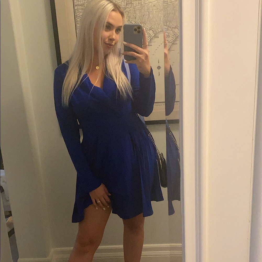 Royal blue dress